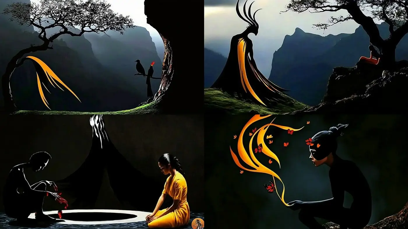 Ethereal Twilight: A Meld of Surrealism and Contemporary Digital Art - Midjourney sref style