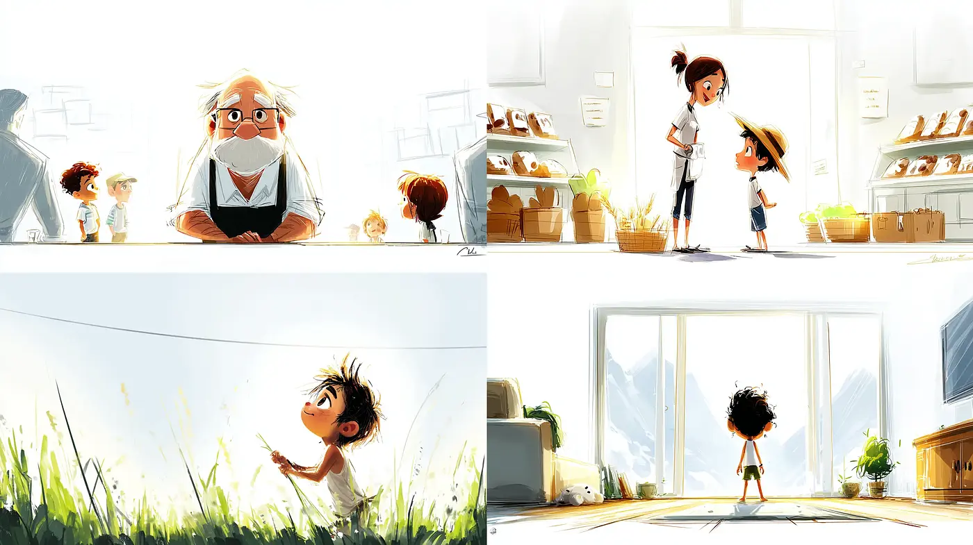 Vibrant and Playful Illustrations with a Whimsical Touch - Midjourney sref style
