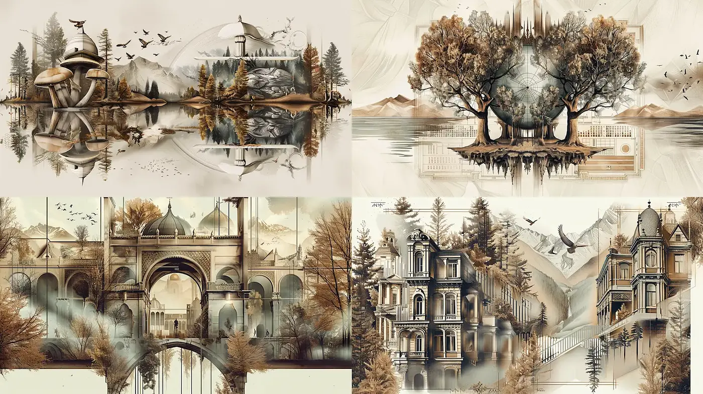 Ethereal Realism with a Touch of Nature-infused Surrealism - Midjourney sref style