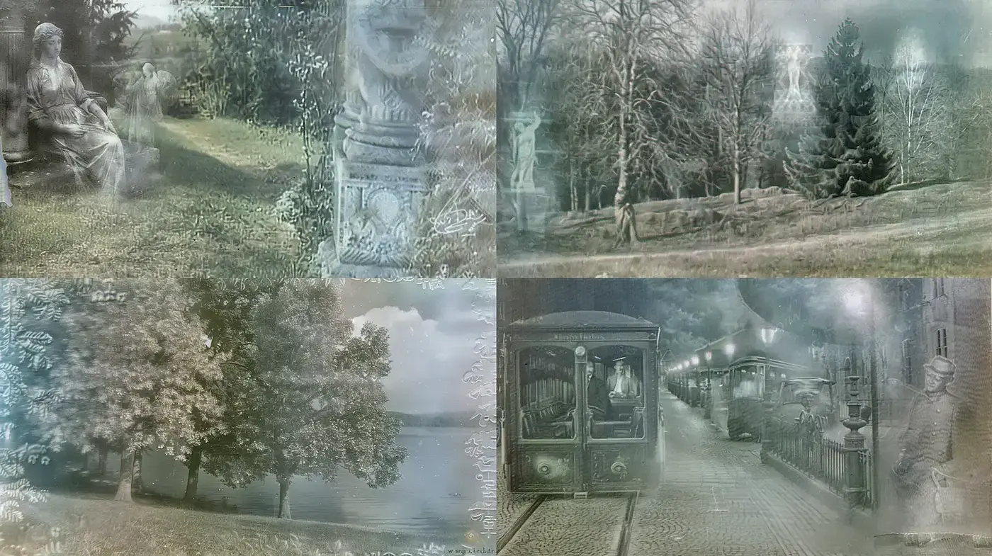 Ethereal Misty Visions: A Homage to the Intangible and the Historic - Midjourney sref style