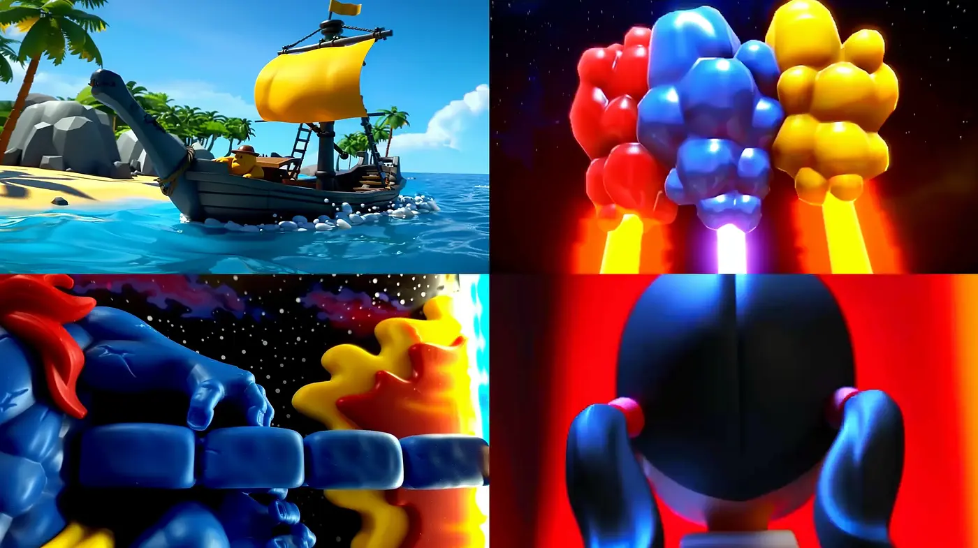 Vivid and Saturated Dreamscape with Contemporary Gloss - Midjourney sref style