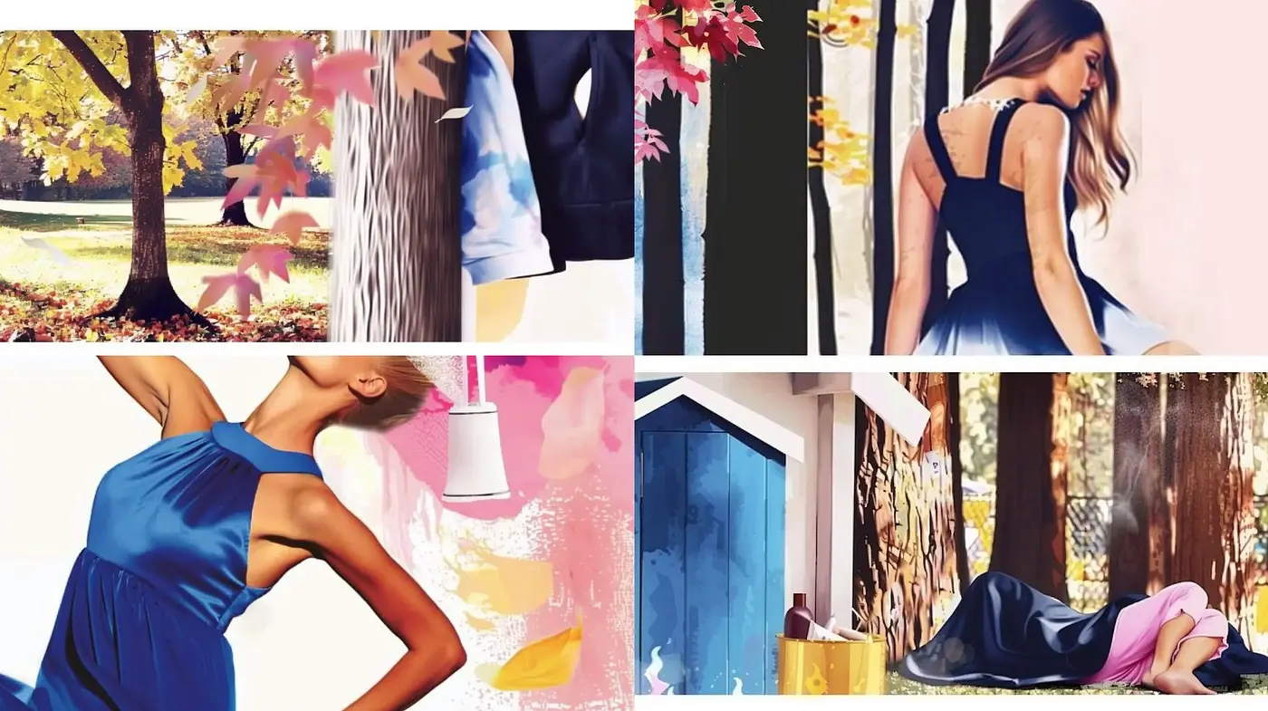 Autumn Serenity in Saturated Hues — A Homage to Impressionistic Sensibilities and Modern Elegance - Midjourney sref style