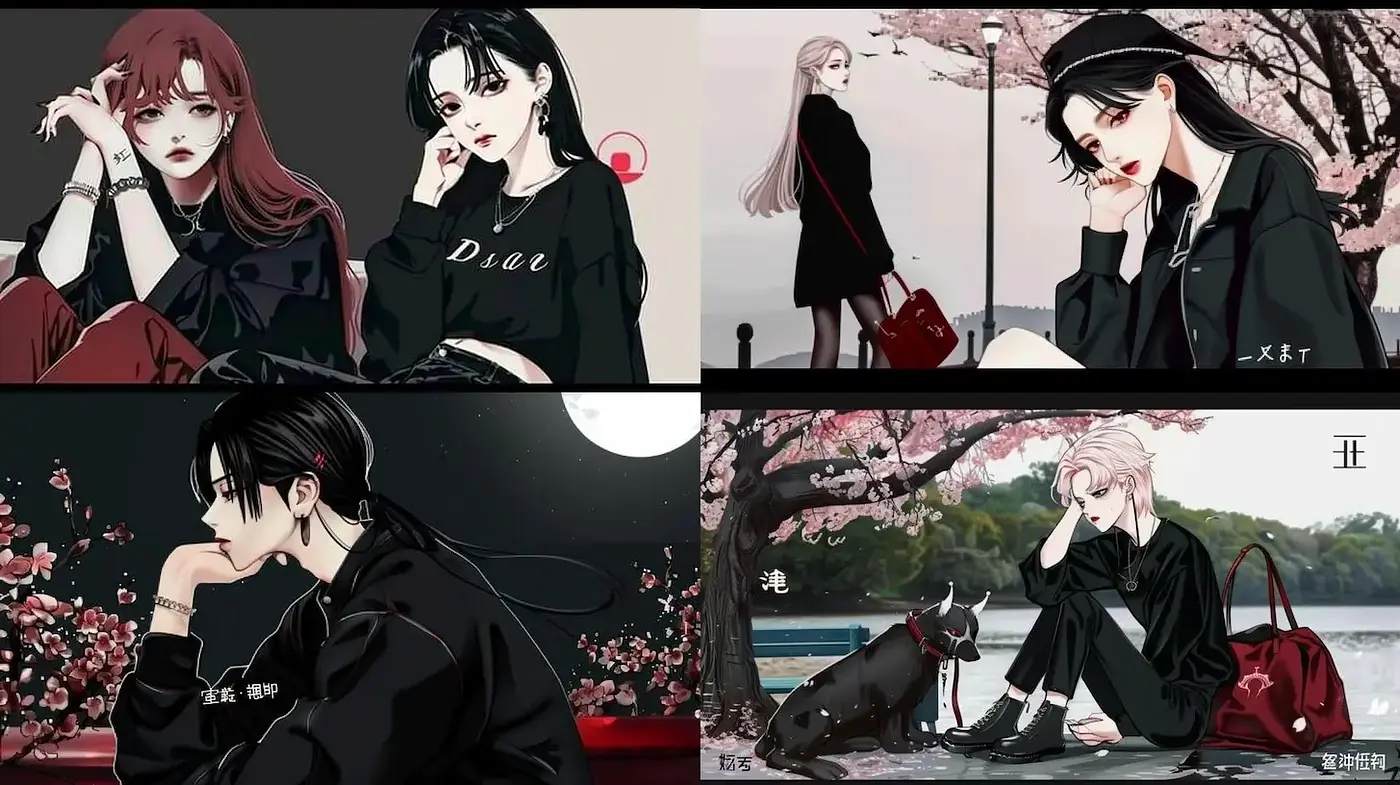 Manga-inspired Illustrations with a Modern Aesthetic - Midjourney sref style