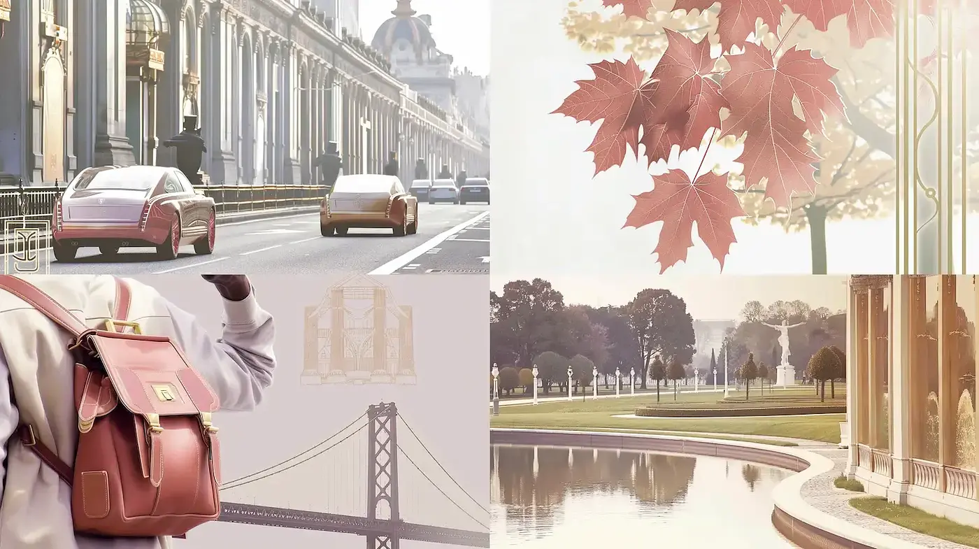 Elegant and Modern Visuals with a Touch of Nature Inspired by Contemporary Art - Midjourney sref style