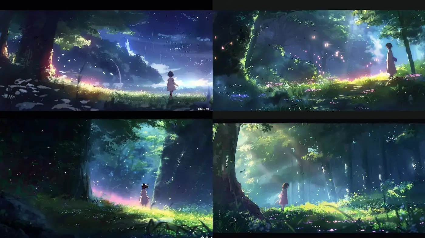 Enchanting Wilderness with Ethereal Glow and Dreamlike Quality - Midjourney sref style