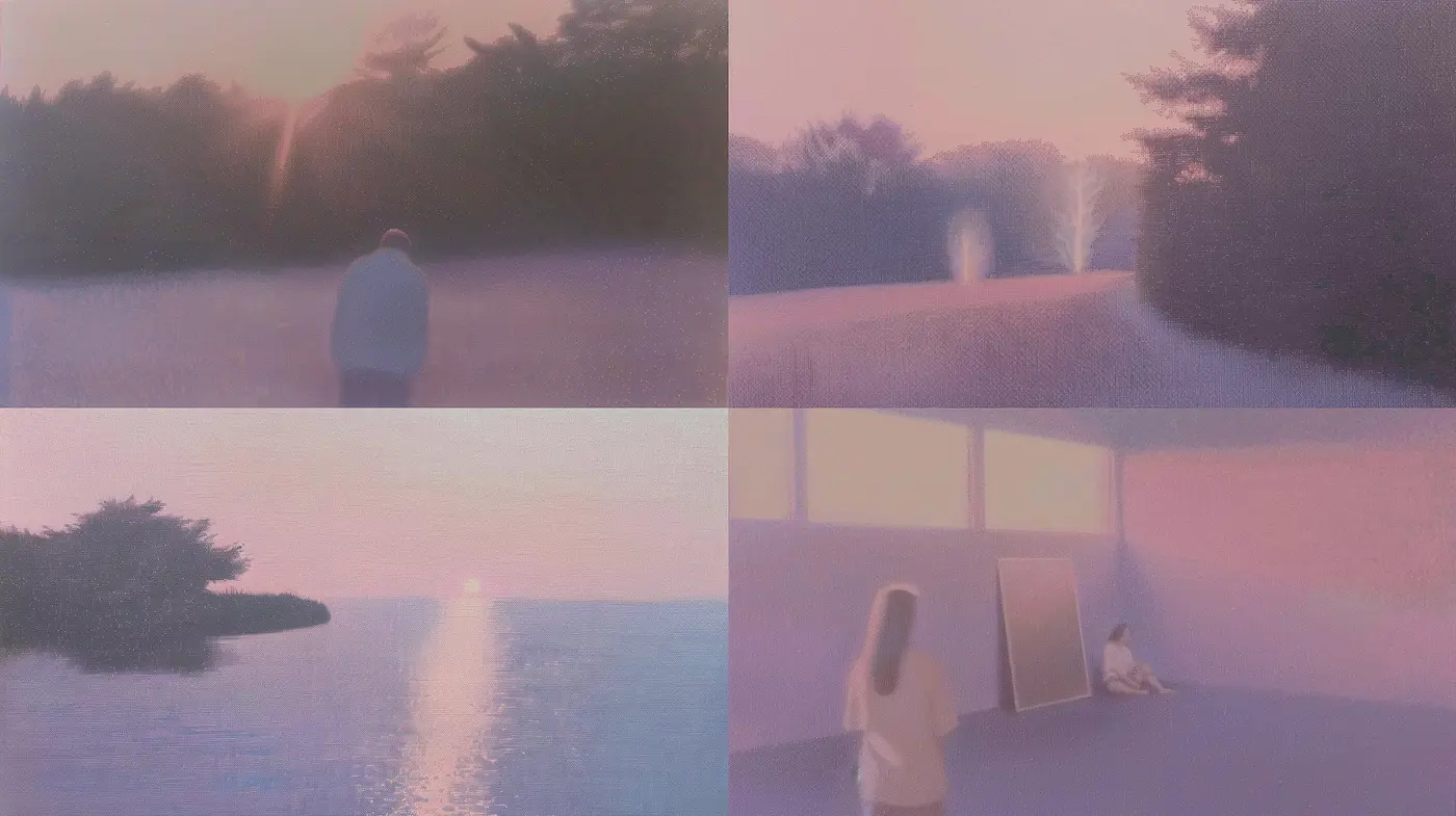 Soft-hued Twilight Realms: A Study in Consistent Ethereal Moods - Midjourney sref style