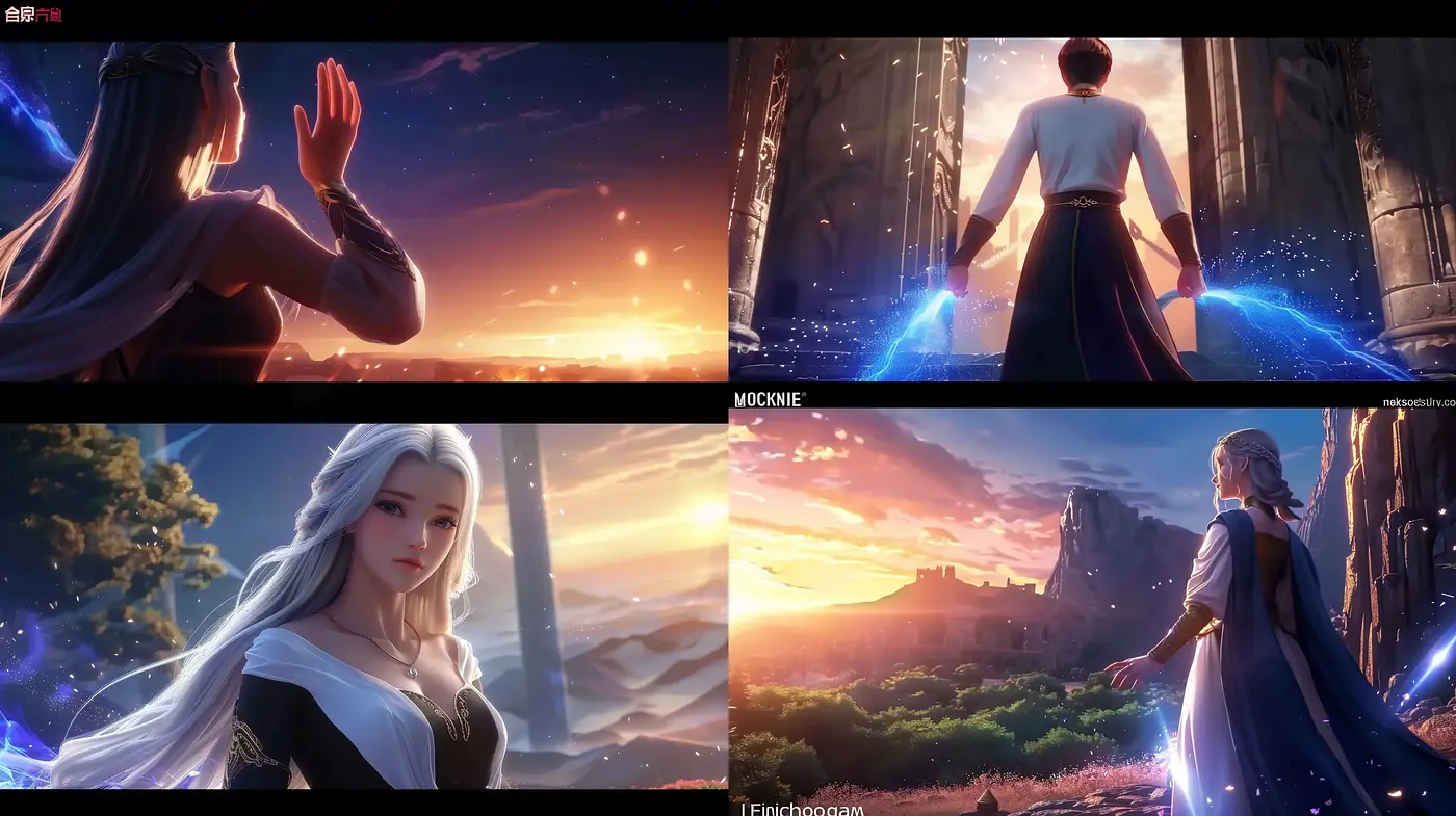 Ethereal Twilight: A Fusion of Fantasy & Digital Impressionism - Midjourney sref style