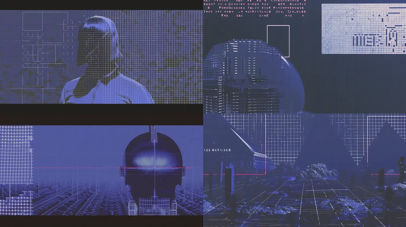 Cybernetic Dreamscape: A Synthesis of Digital and Analog - Midjourney sref style