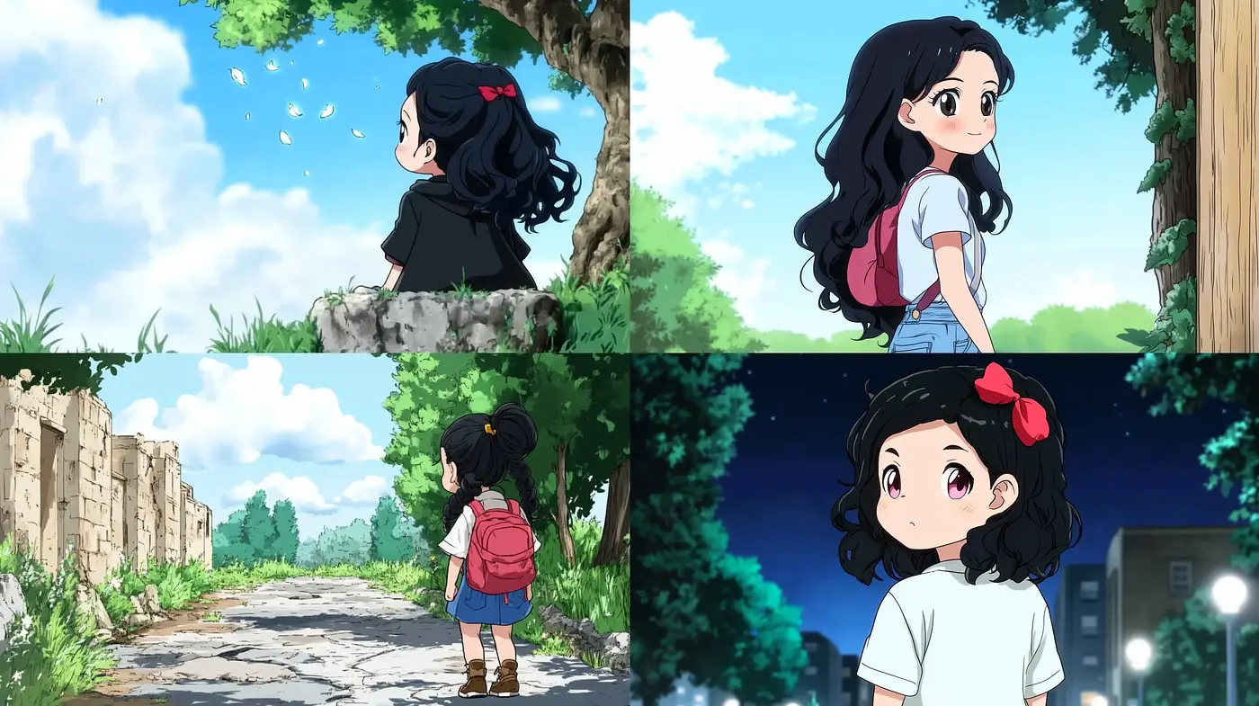Serene Anime-Inspired Landscapes with a Luminous Palette - Midjourney sref style