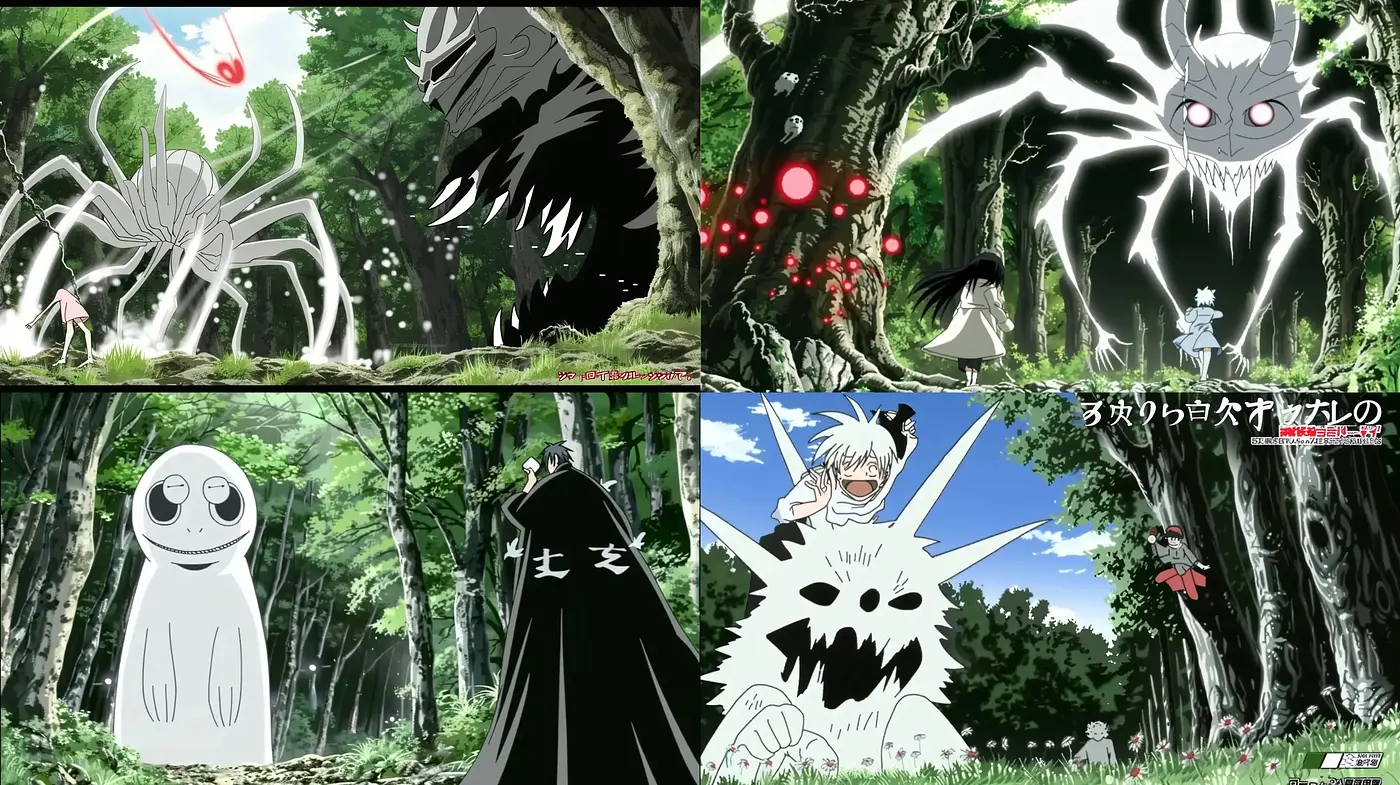 Enchanted Forest of Mythical Anime Creatures - Midjourney sref style