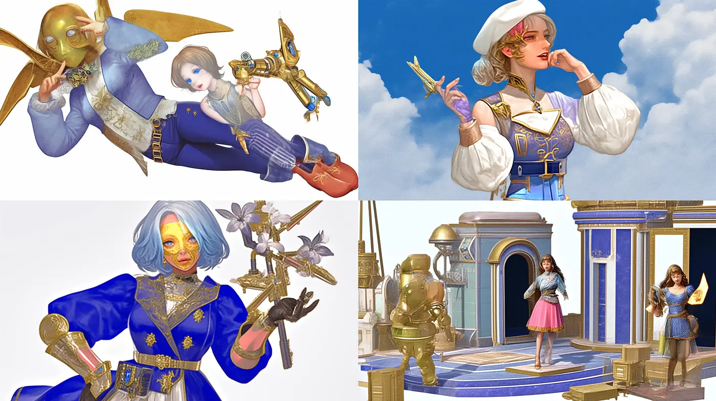 Ethereal Fantasy Fusion: A Whimsical Blend of Surreal Imagery and Pastel Hues - Midjourney sref style