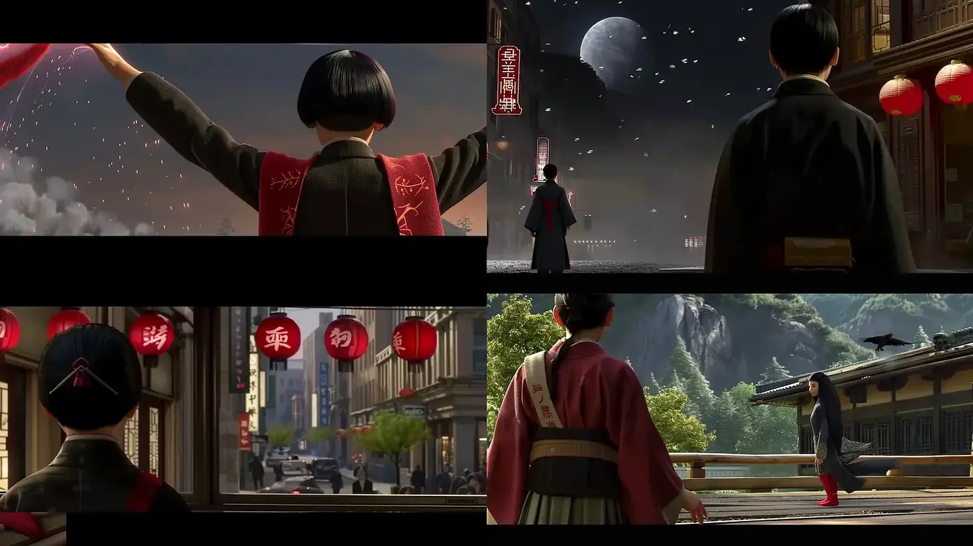 Stylized, Cinematic Imagery with Cultural and Ethereal Elements - Midjourney sref style