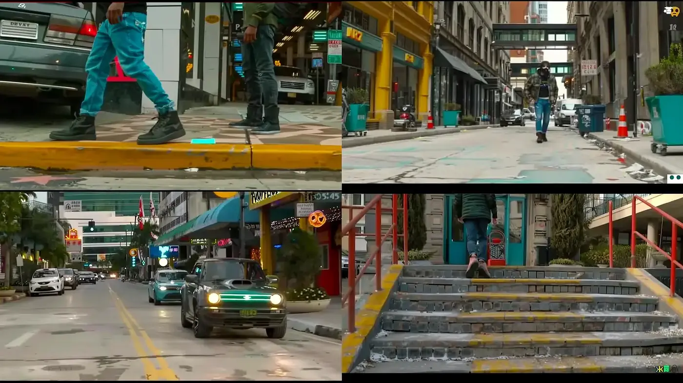 Urban Exploration with Cinematic Realism and Vibrant Hues - Midjourney sref style