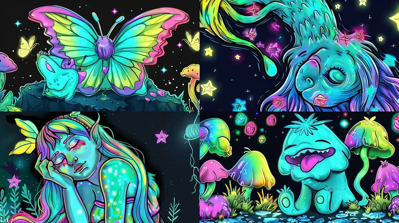 Luminous Dreamscape Fusion - Midjourney sref style