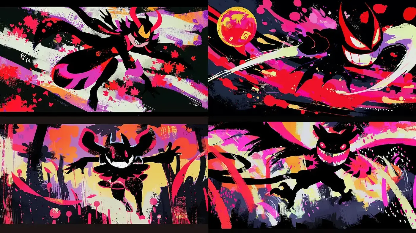 Vibrant and bold animated expressionism with a dynamic edge - Midjourney sref style