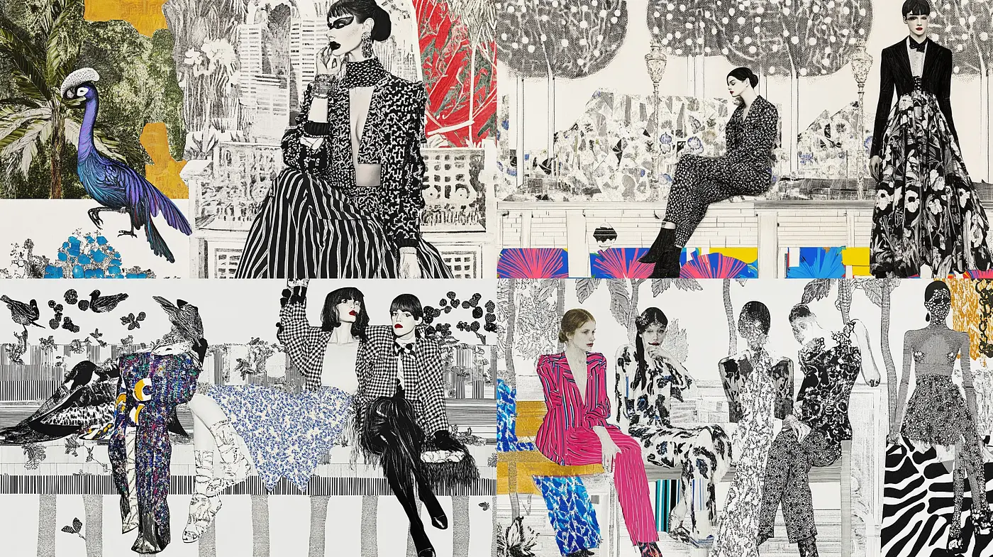 Eclectic Fusion of Traditional and Pop Art Elements - Midjourney sref style