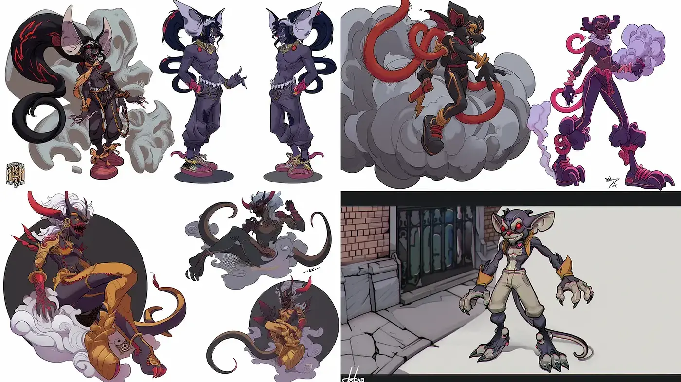 Mystical Vivid Anime-Inspired Character Illustrations - Midjourney sref style