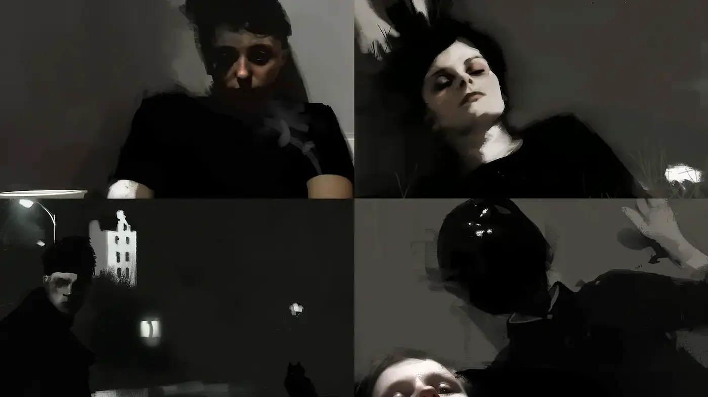 Dark and Atmospheric Artistic Representations with a Touch of Surrealism - Midjourney sref style