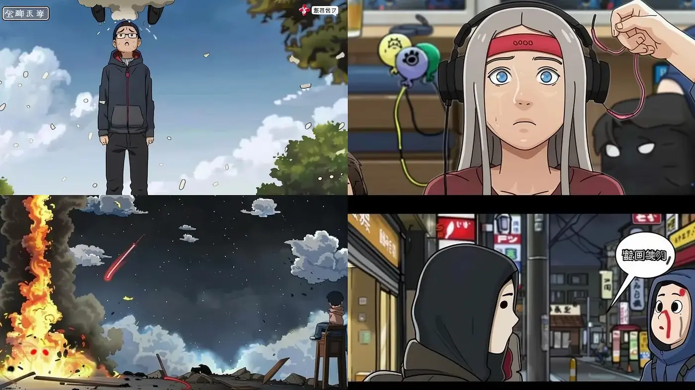 Contemporary Anime-Inspired Visual Aesthetic with Storytelling Depth - Midjourney sref style
