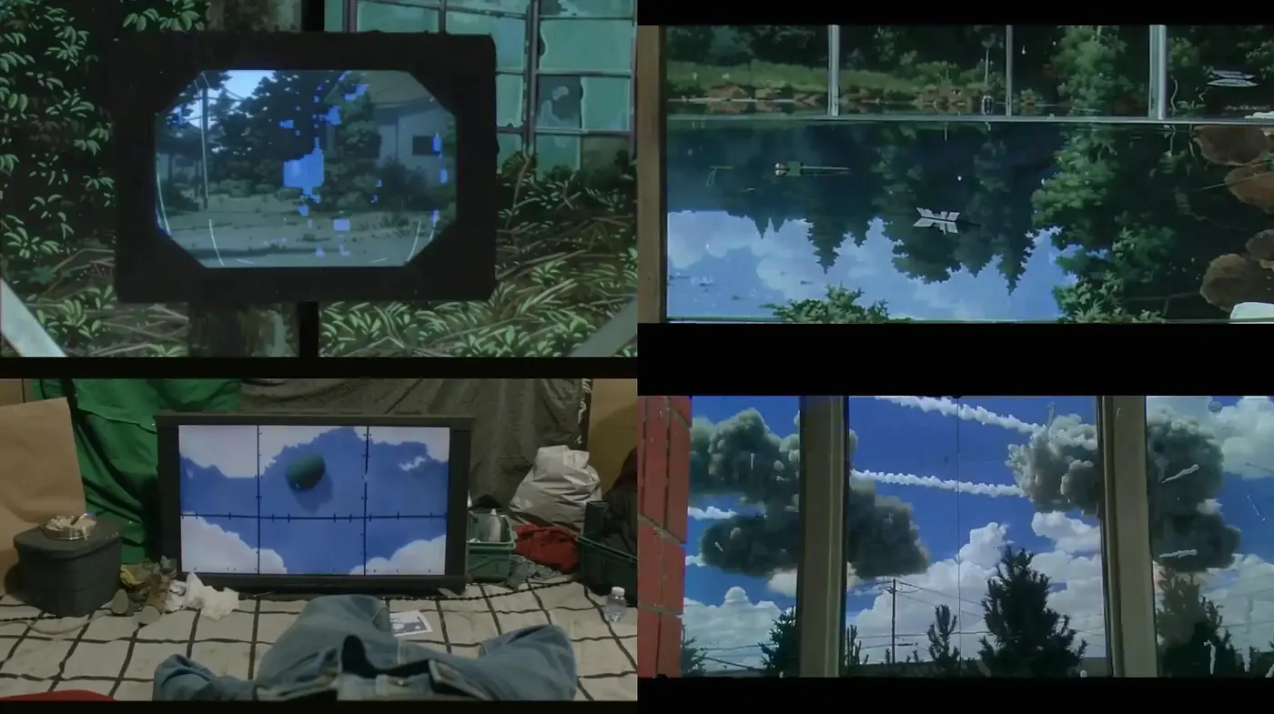 Reflective Aquatic Reverie in Muted Tones - Midjourney sref style