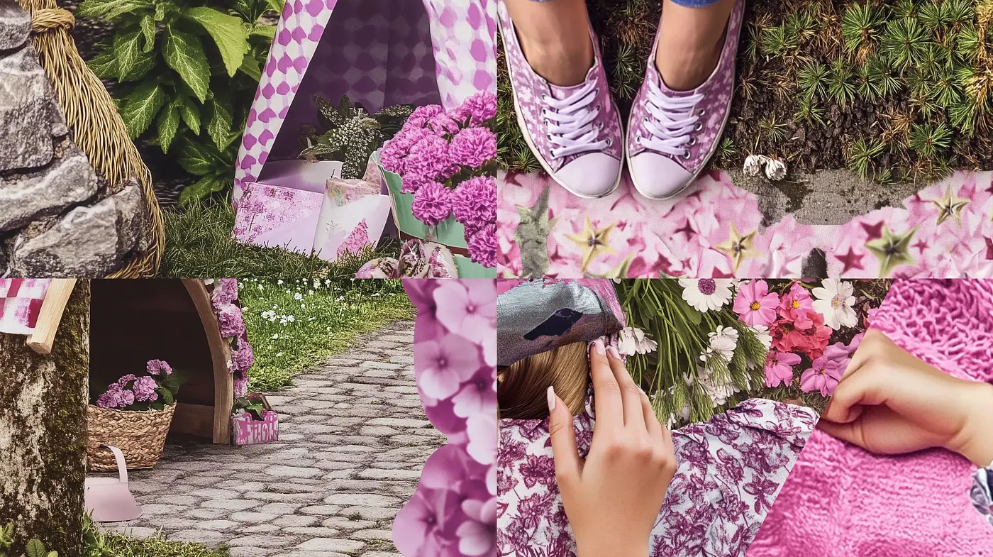 Pastel Serenity in a Blossoming Spring Dreamscape - Midjourney sref style
