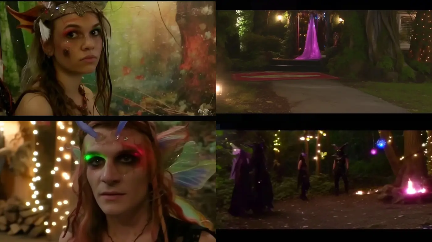 Enchanted Forest Ambiance with Mystical Twilight Tones - Midjourney sref style