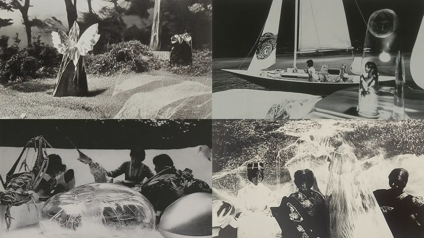 Monochromatic Dreamscape: An Evocative Blend of Vintage Nostalgia and Surrealist Mystery - Midjourney sref style