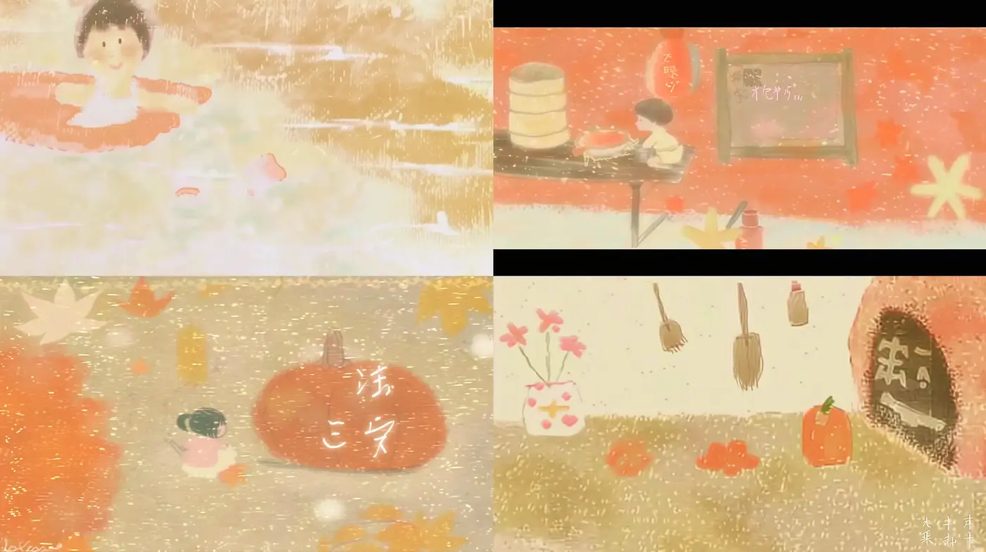 Warm Autumn Hues with Soft Textured Impressionism - Midjourney sref style