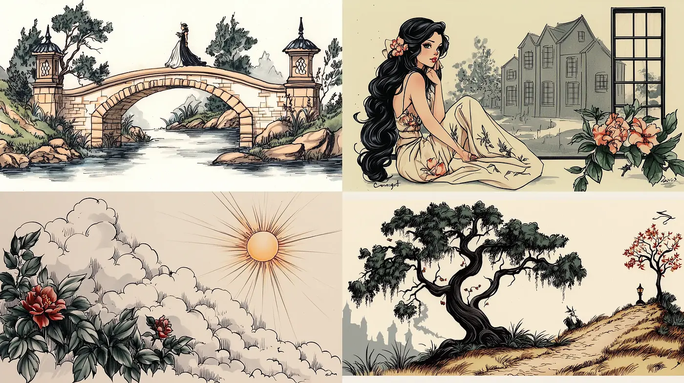 Subtle Elegance of Nostalgic Serenity - Midjourney sref style