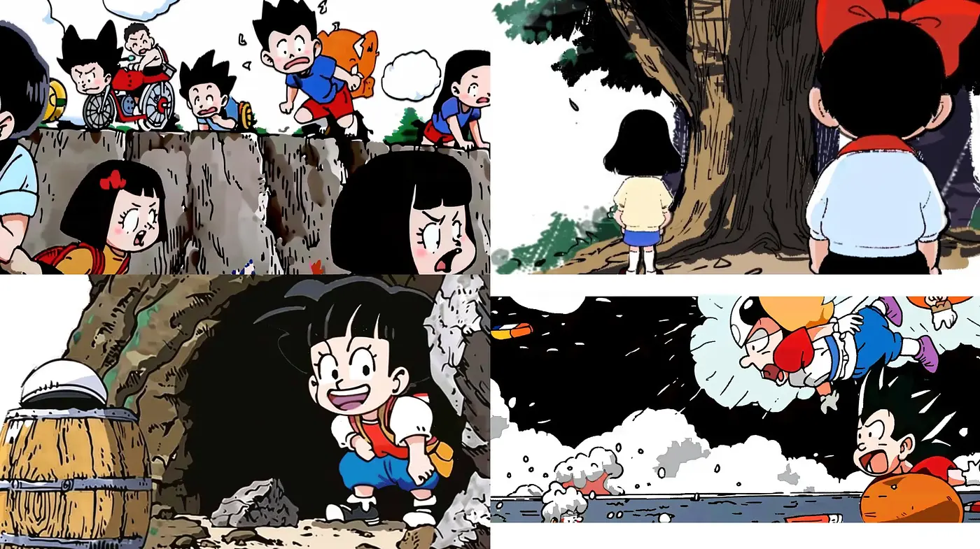 Vibrant Anime-Inspired Digital Illustrations Capturing Dynamic Motion and Emotion - Midjourney sref style