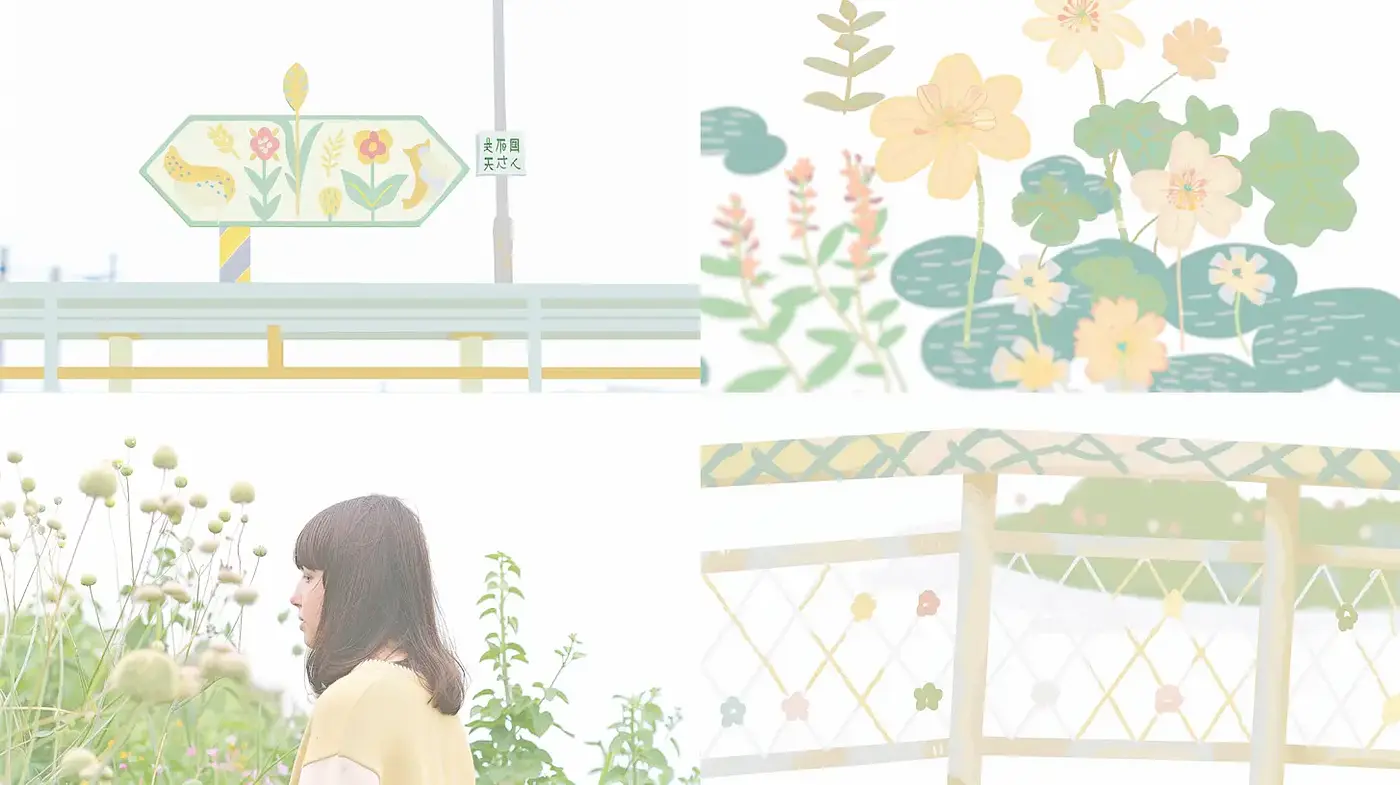 Soft Pastel Floral Aesthetic with Whimsical Elements - Midjourney sref style
