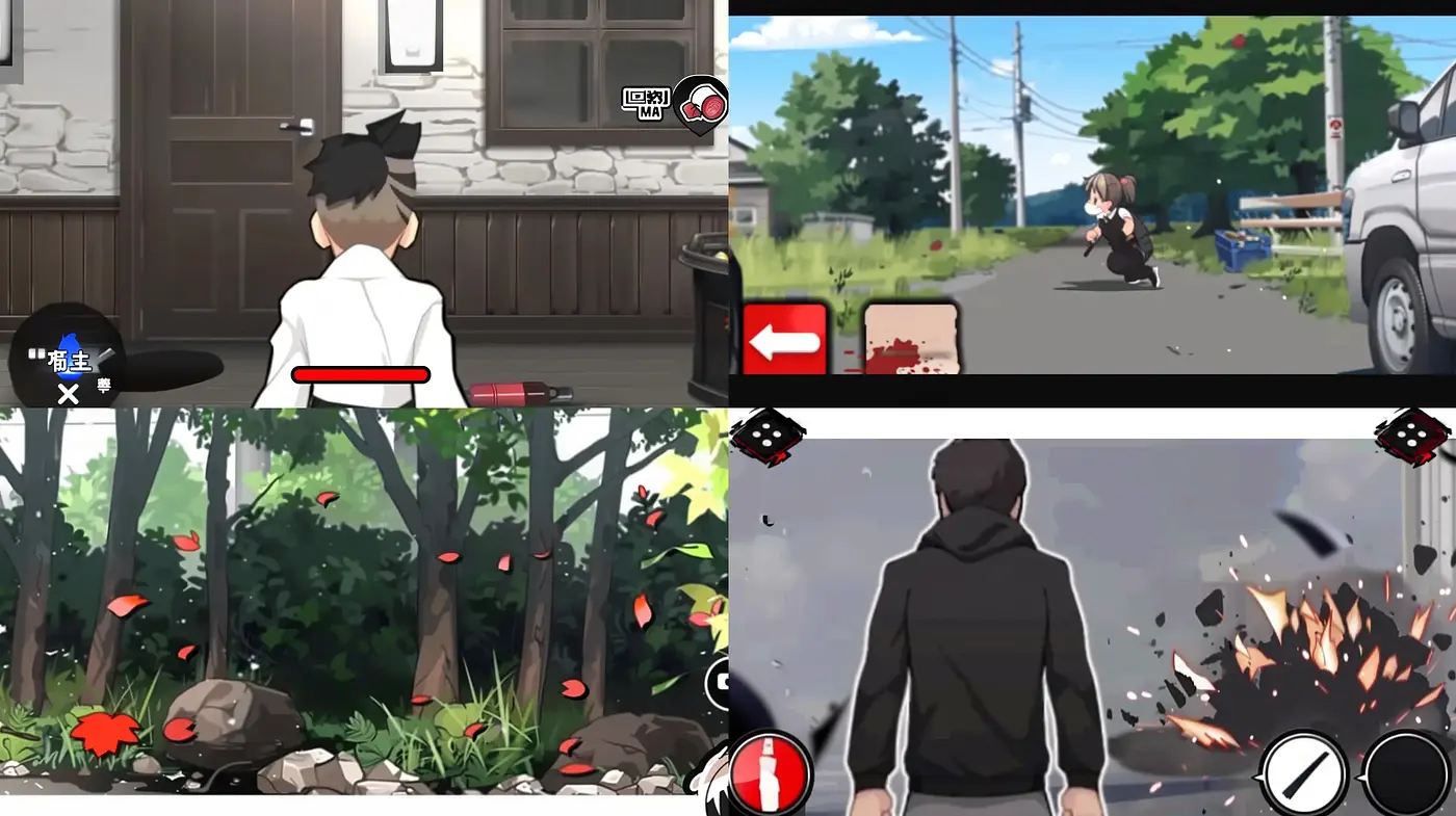 Consistent Narrative Through Varied Anime-Inspired Snapshots - Midjourney sref style
