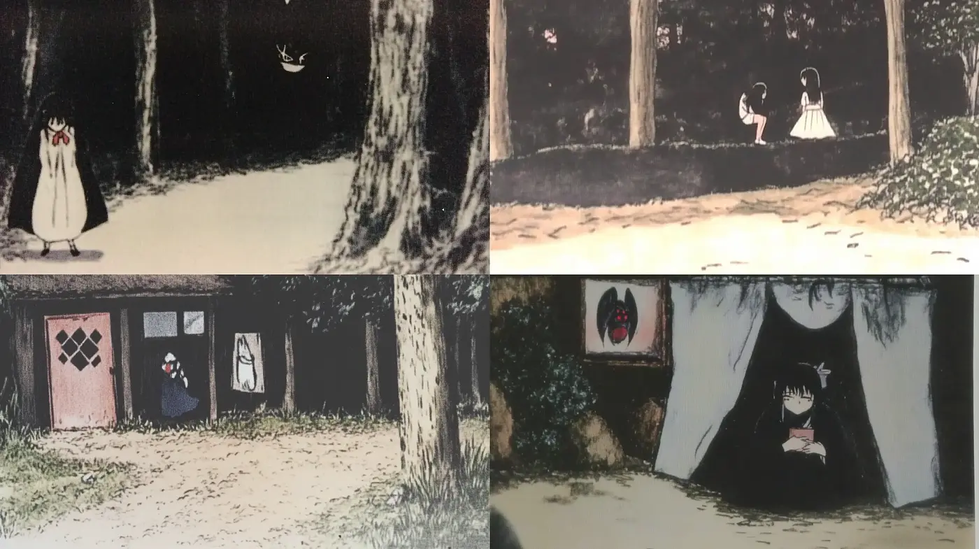 Ethereal Woodland Storybook Aesthetic with Monochromatic Tones - Midjourney sref style