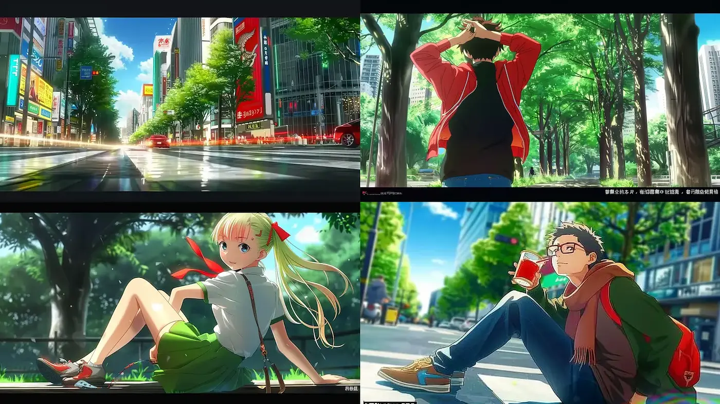 Vibrant Urban Aesthetic with a Lively, Sprightly Mood - Midjourney sref style