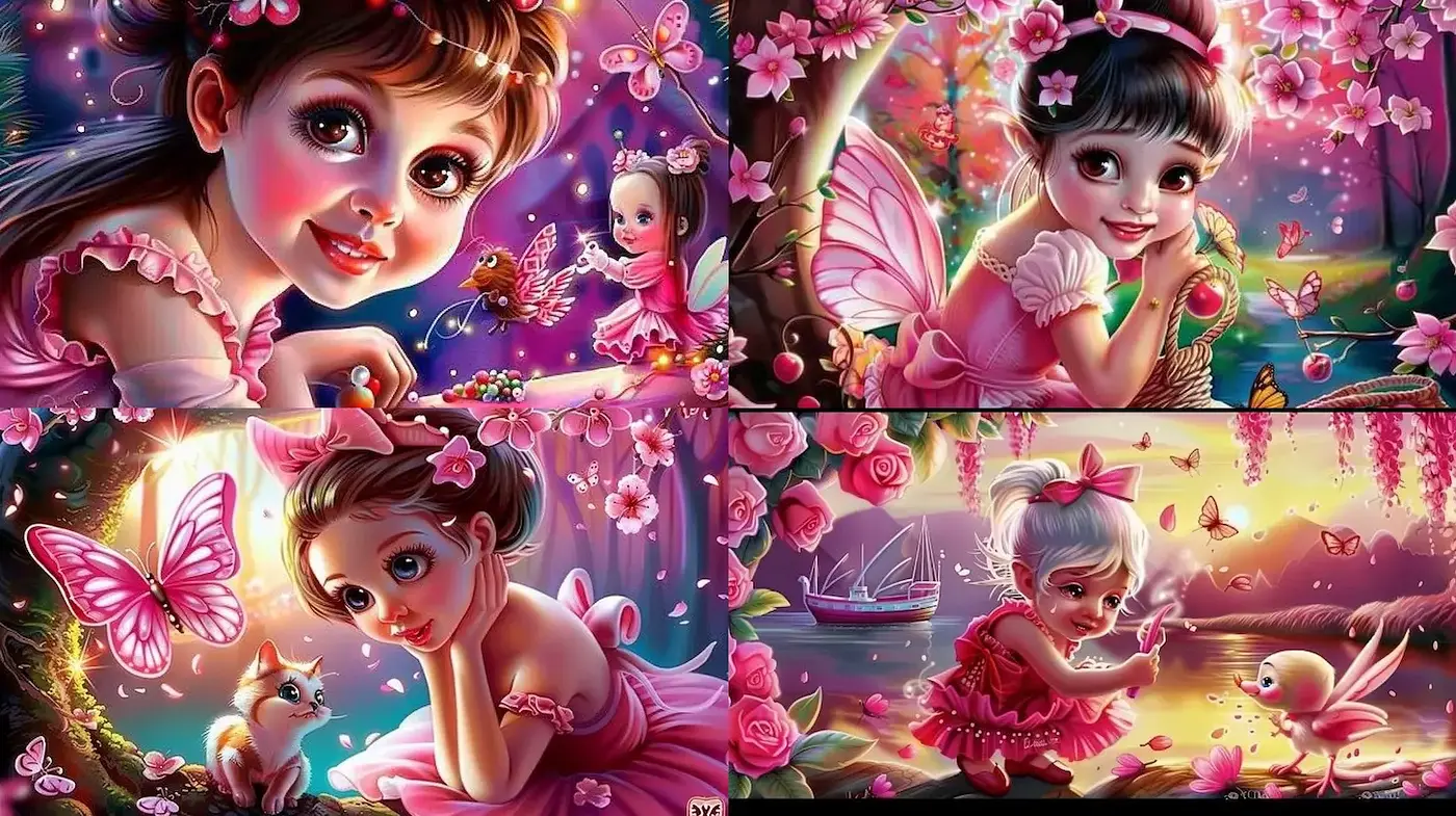 Charming and Whimsical Scenes with a Touch of Fantasy - Midjourney sref style
