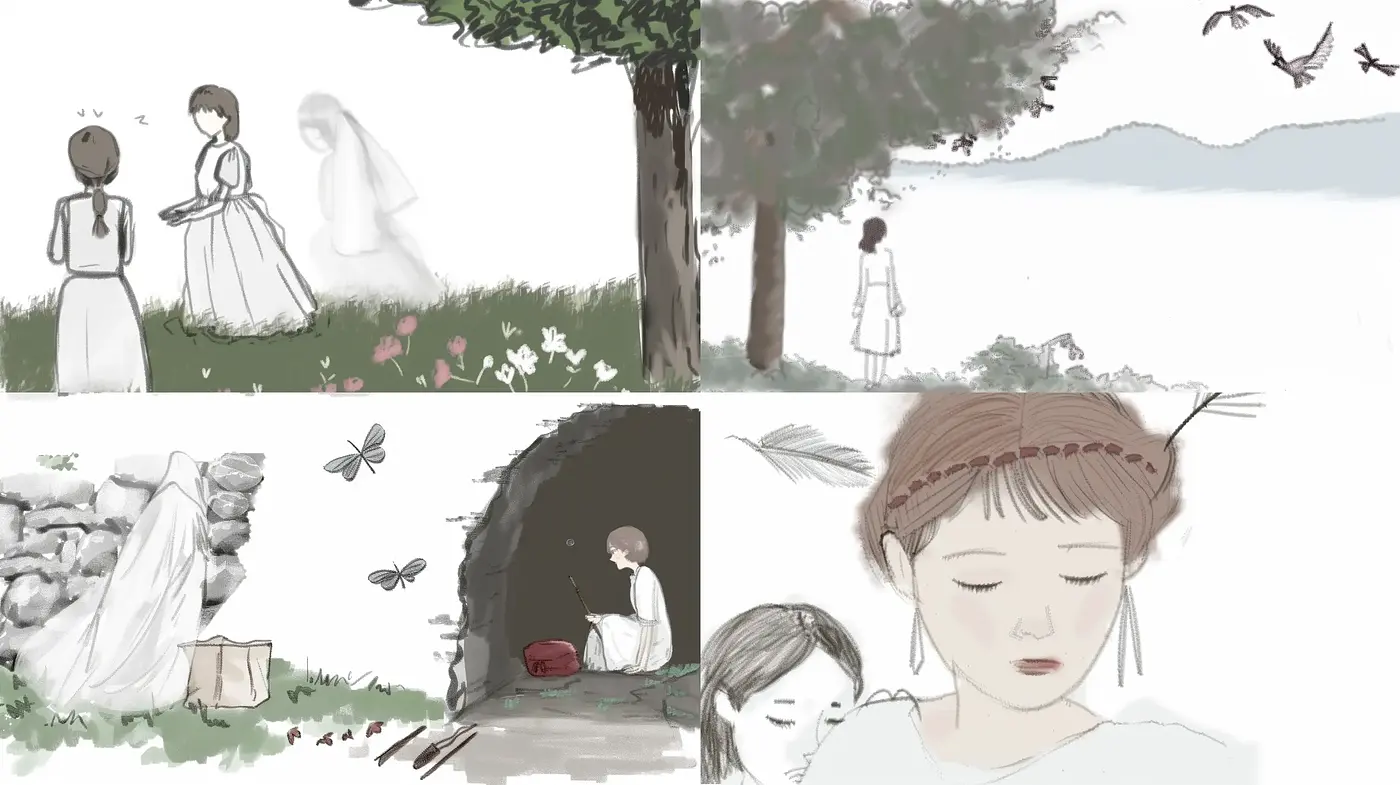 Ethereal Watercolor Dreamscape - Midjourney sref style