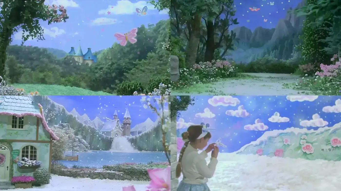 Whimsical and Dreamlike Landscapes with a Nostalgic Touch - Midjourney sref style