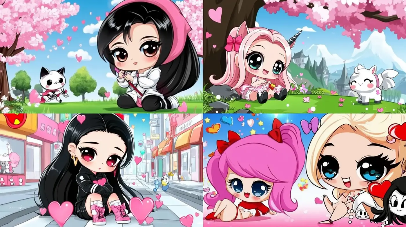 Whimsical Kawaii-Inspired Expressive Imagery - Midjourney sref style