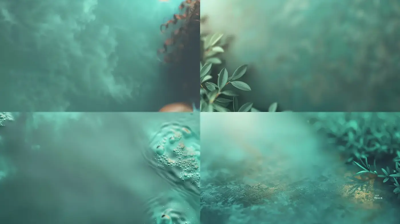 Ethereal and Tranquil Botanical Aesthetics with a Dreamlike Quality - Midjourney sref style