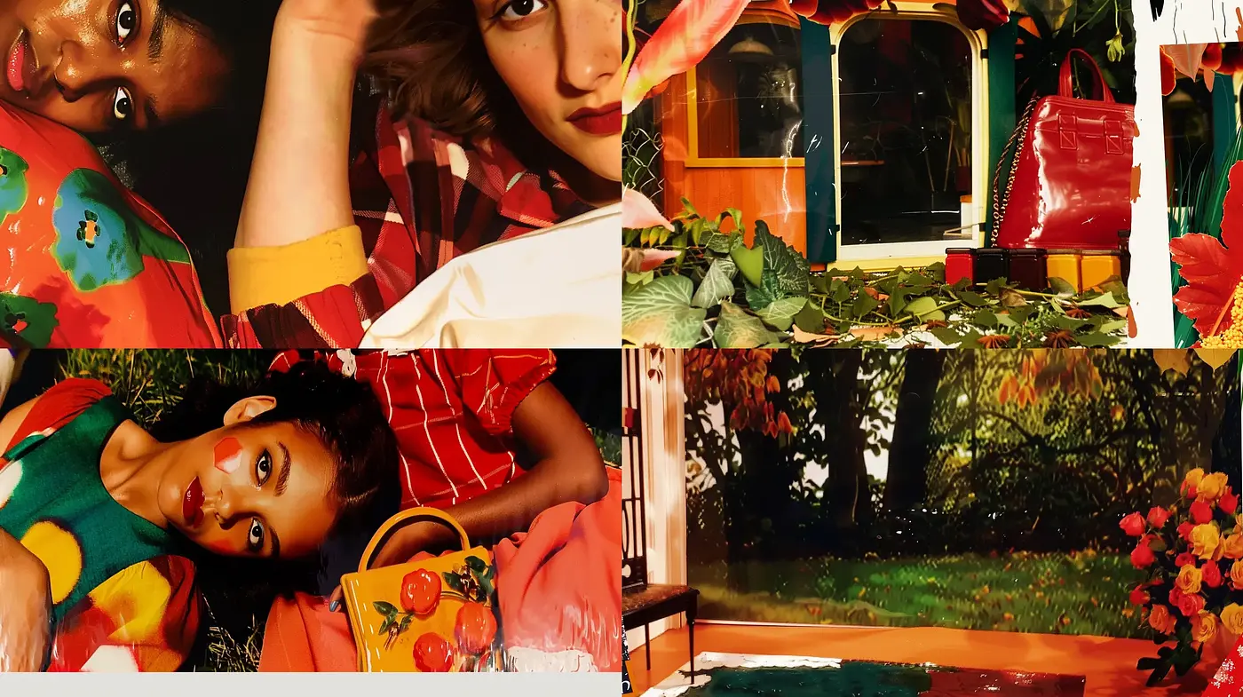 Lush and Vivid Expressionist-Inspired Photographic Tableaux - Midjourney sref style