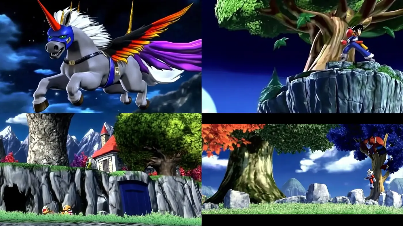 Lush Fantasy Worlds Infused With Vibrant Hues and a Digital Artistry Sheen - Midjourney sref style