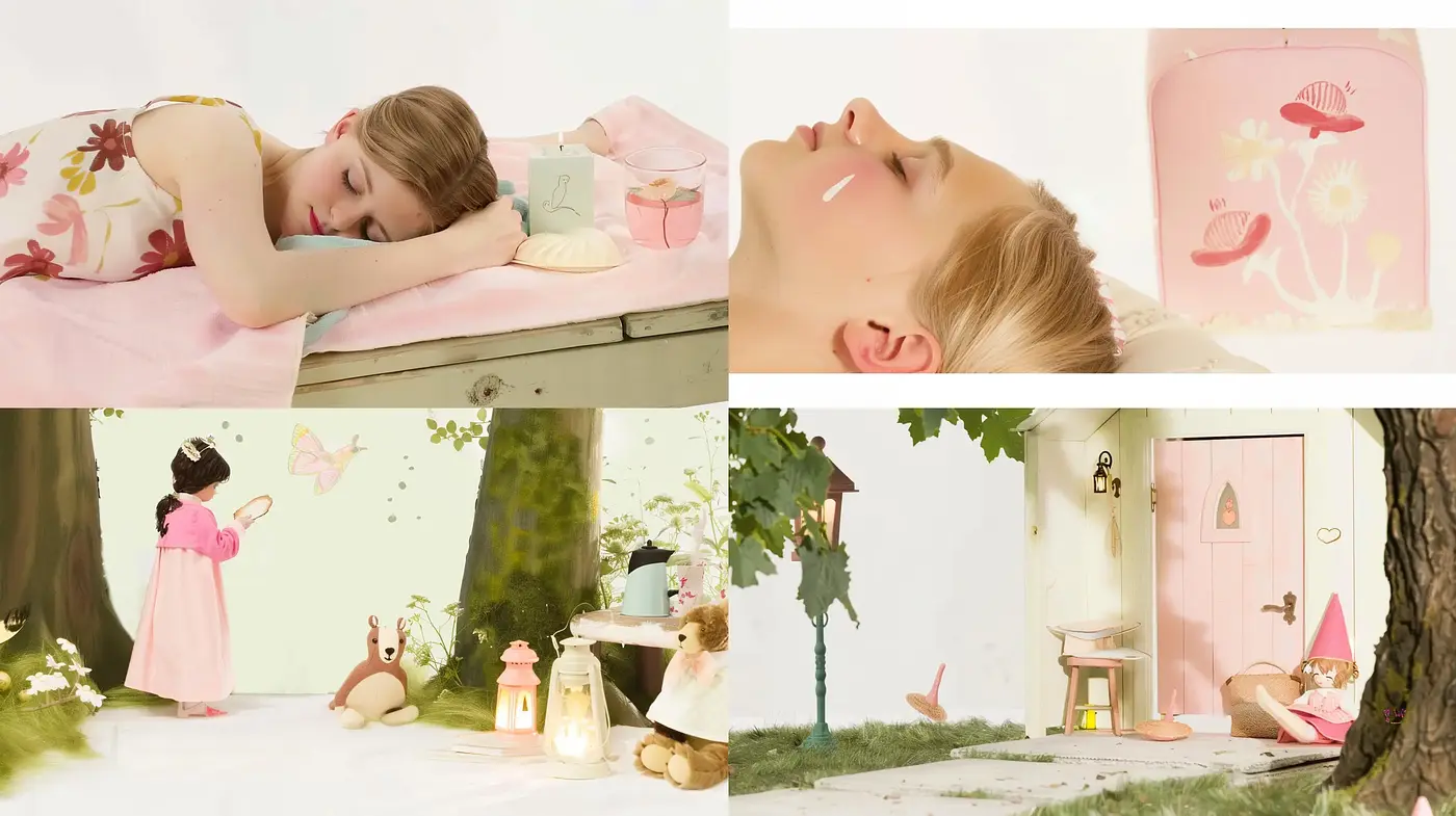 Whimsical Dreamscapes with a Pastel Touch - Midjourney sref style