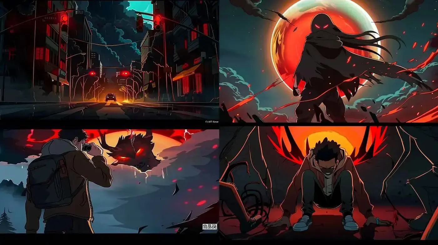 Dynamic and Atmospheric Urban Fantasy Visuals - Midjourney sref style