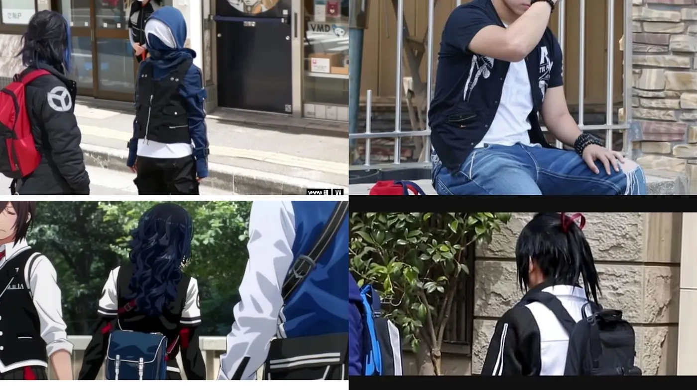 Uniform Echoes of Urban Anime Classicism - Midjourney sref style