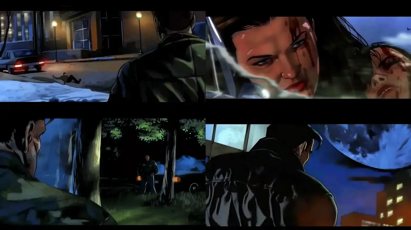 Dynamic and Emotional Graphic Novel Aesthetic with Noir Influences - Midjourney sref style