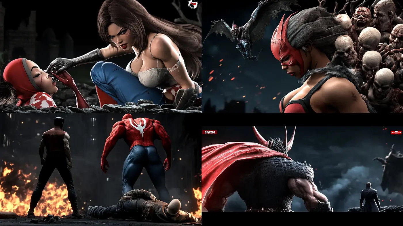 Dramatic Cinematic Marvels: A Dark and Intense Superhero Aesthetic - Midjourney sref style