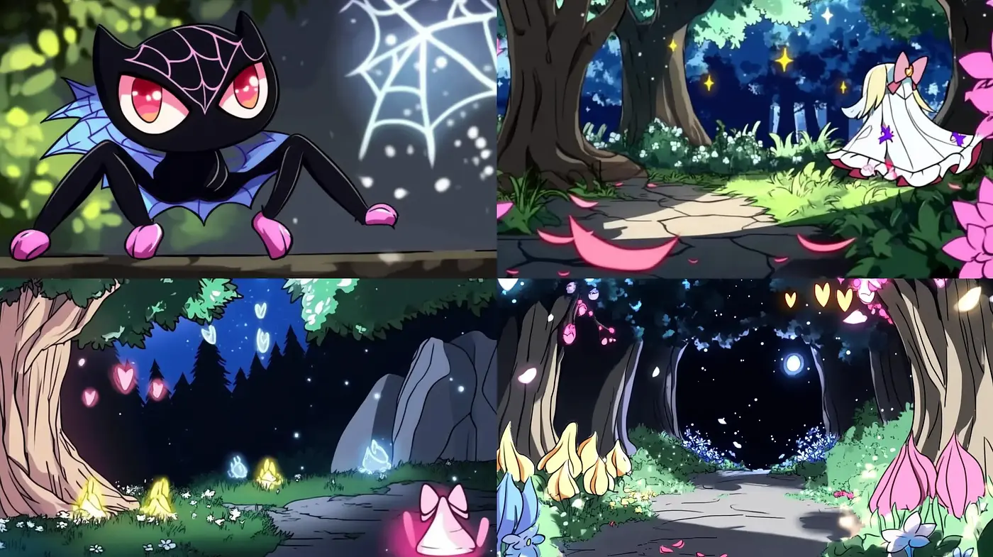 Enchanted Twilight: A Harmonious Blend of Anime-Inspired Whimsy - Midjourney sref style