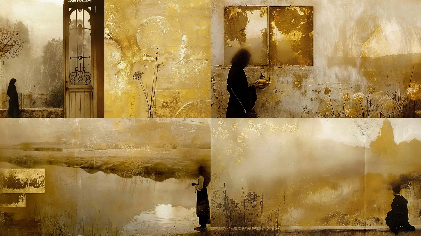 Echoes of Sepia: A Consistent Vintage Dreamscape Across Varied Visions - Midjourney sref style
