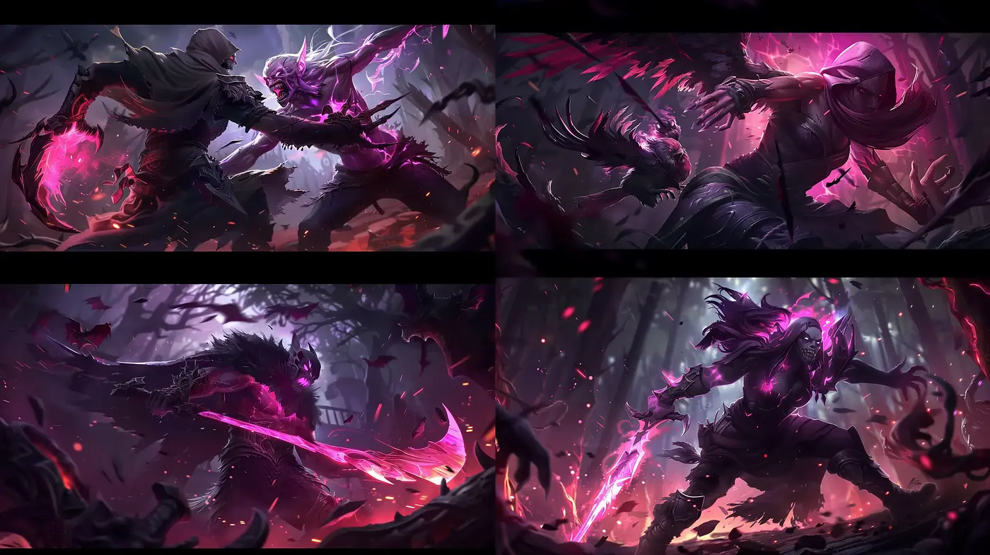 Dynamic Fantasy Art with Expressive Brushwork and Ethereal Glow - Midjourney sref style