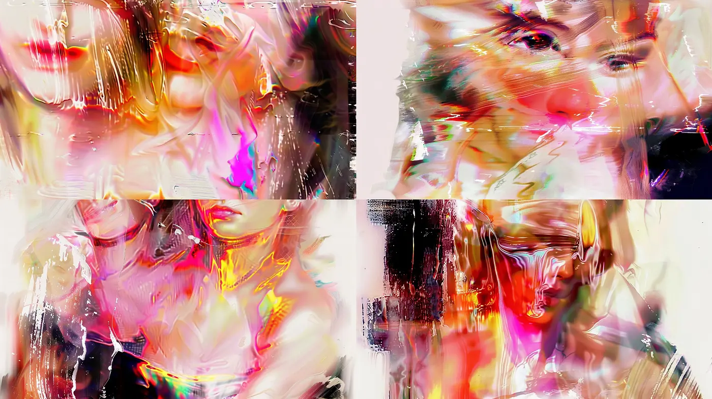 Ethereal Chromatic Abstraction in Fluid Motion - Midjourney sref style